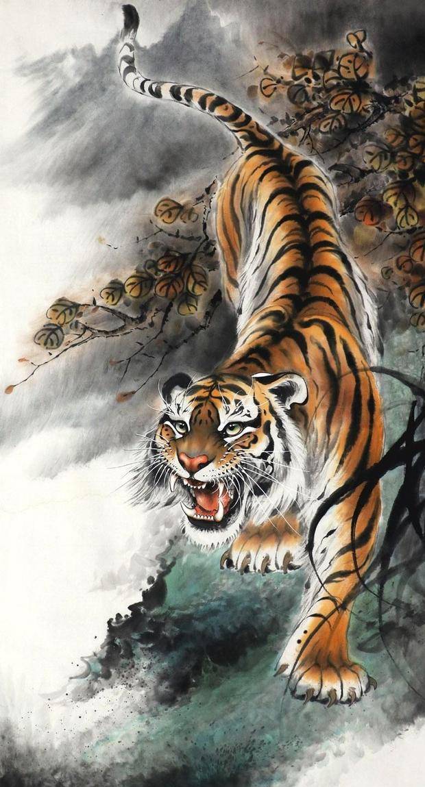 猛虎下山王中王，揭秘生肖传奇的一生，猛虎下山，揭秘生肖传奇之王中王的一生